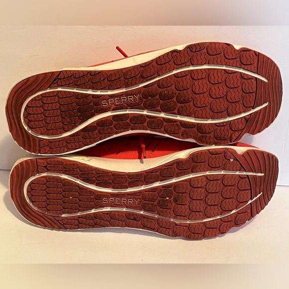 Sperry Red Athletic Sneakers Lightweight Colorful Lace Up Women's Size 11M - Picture 14 of 16